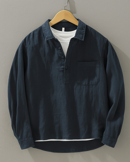 Atmungsaktiver Pullover Von Alder Marineblau M 