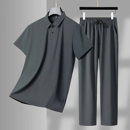 Atmungsaktives Sommer-Polo-Set Von Alder Grün M 
