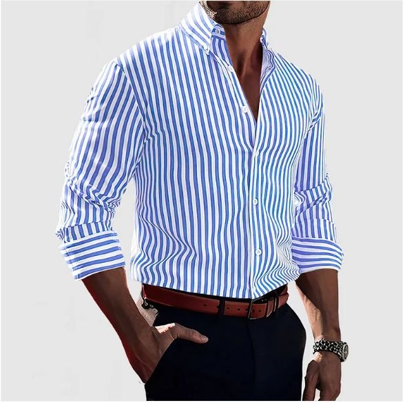 Elegantes Gestreiftes Hemd