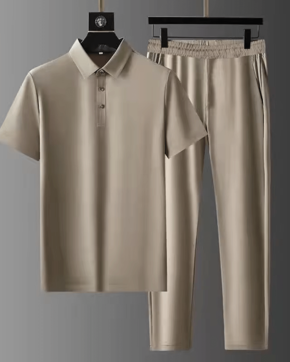 Bequemes 2-Teile-Set Von Alder Khaki M 