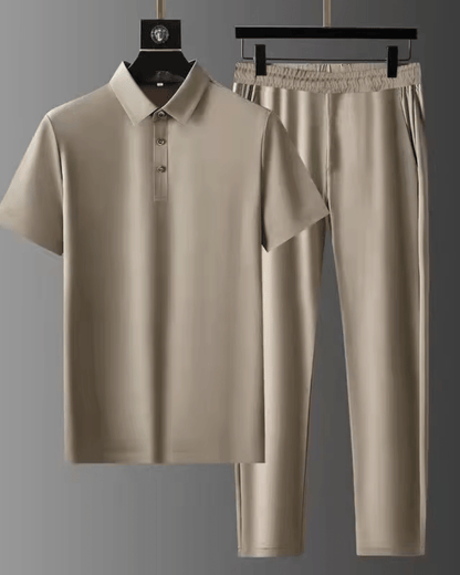 Bequemes 2-Teile-Set Von Alder Khaki M 