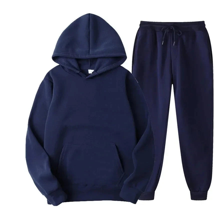 Bequemes Herren-Set Von Alder Marineblau S 