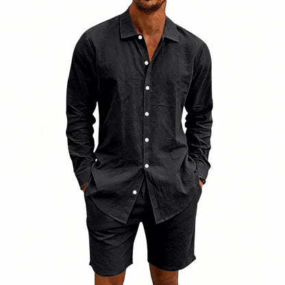 Elegantes Leinen-Sommer-Set