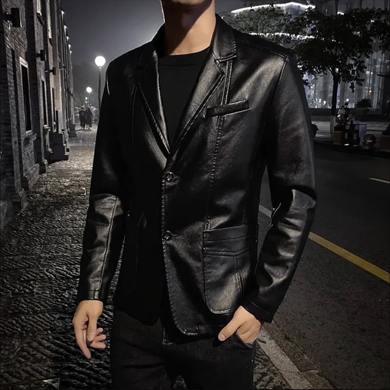 Business Casual Lederjacke Von Alder 
