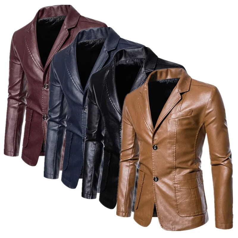 Business Casual Lederjacke Von Alder 