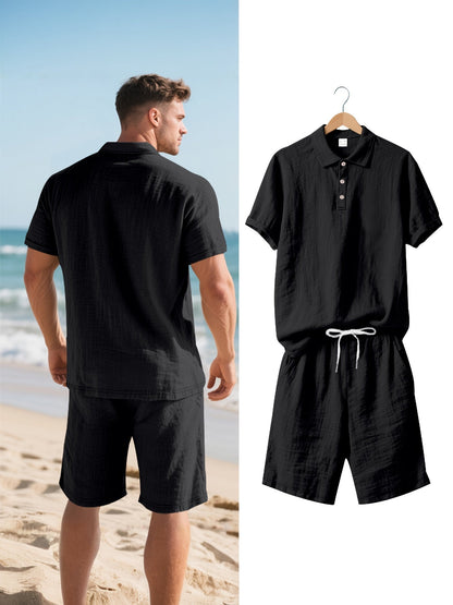 Leinen Herren Set