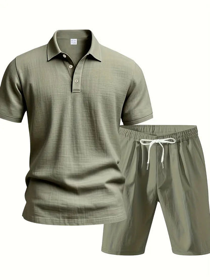Leinen Herren Set