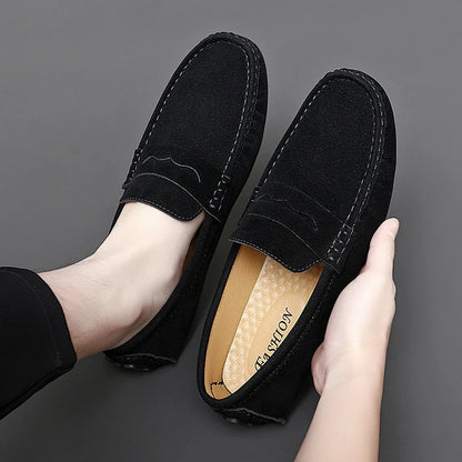 Wildleder Bootslatschen