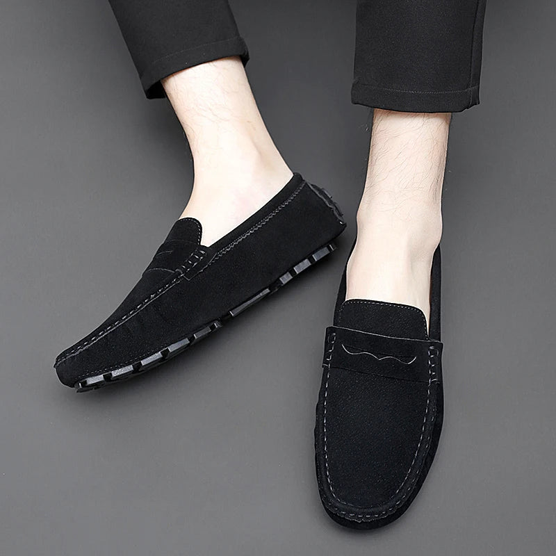 Wildleder Bootslatschen