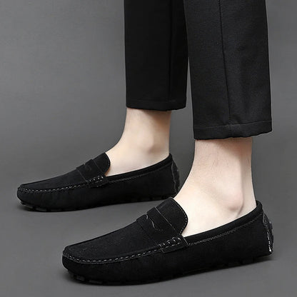 Wildleder Bootslatschen