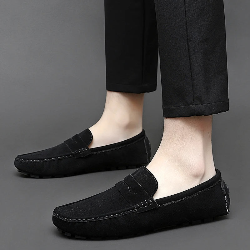 Wildleder Bootslatschen