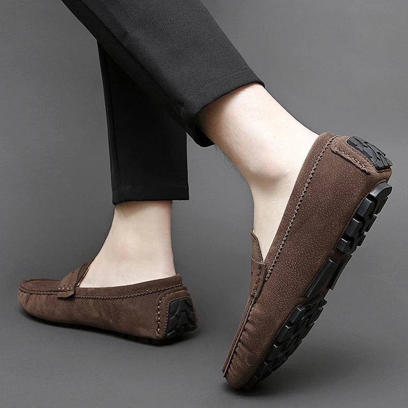 Wildleder Bootslatschen