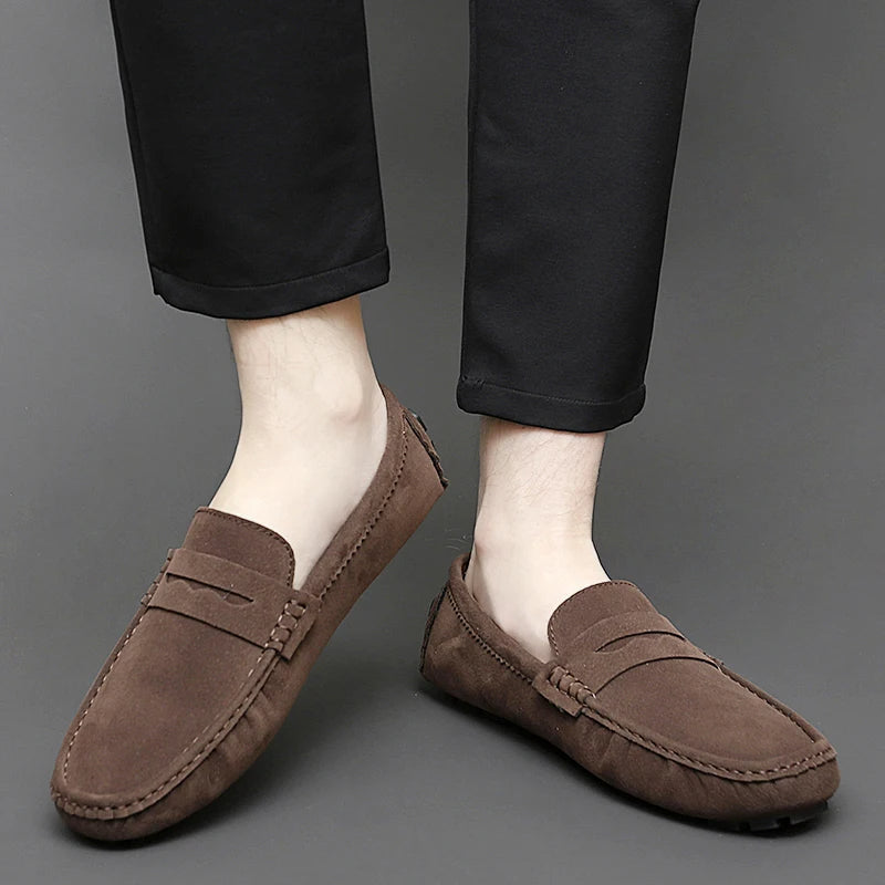Wildleder Bootslatschen