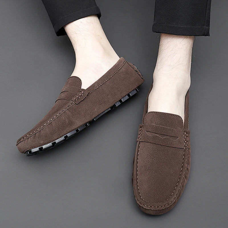 Wildleder Bootslatschen