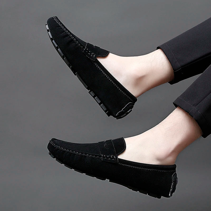 Wildleder Bootslatschen