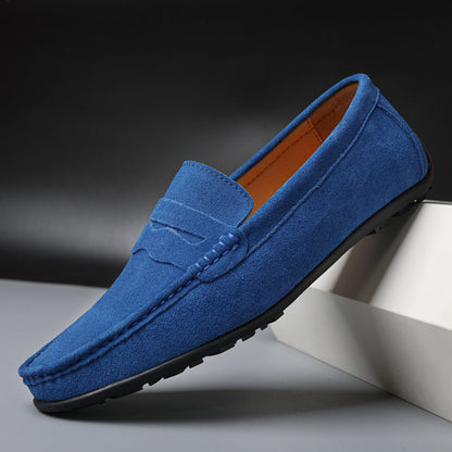 Retro Wildleder Herren Slipper