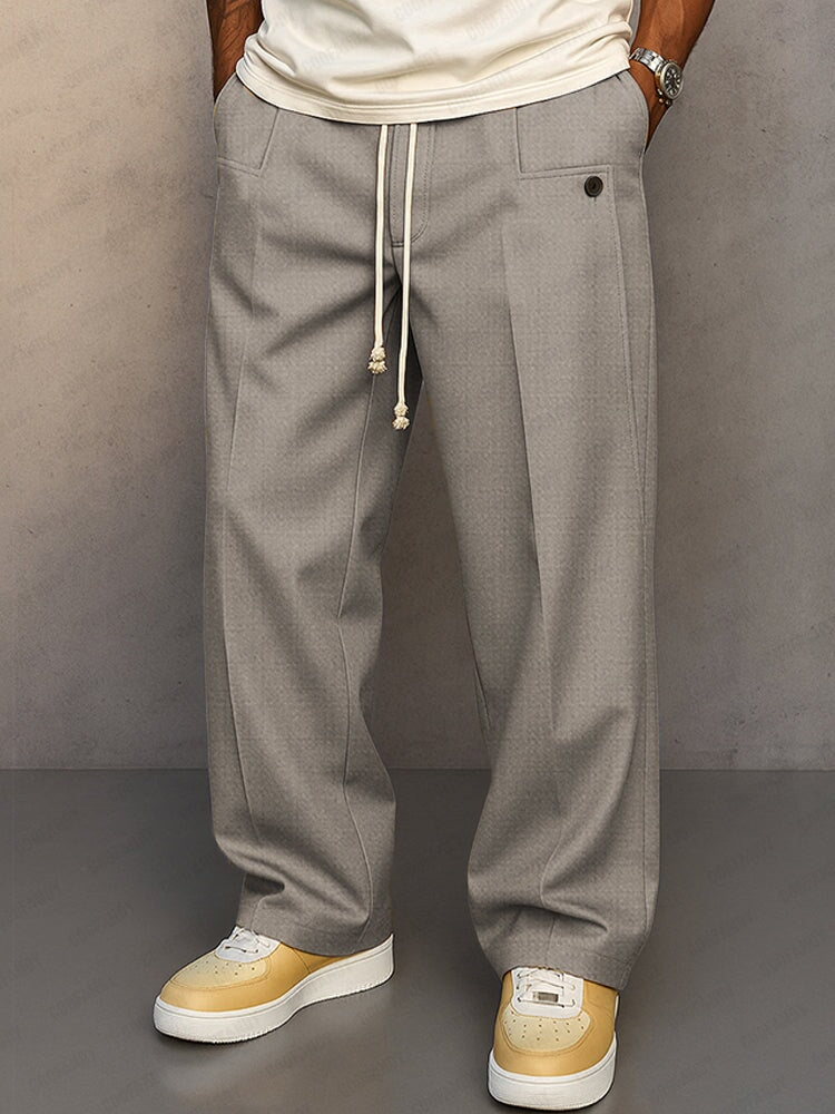 Elegante Herrenhose Von Alder Hellgrau M 