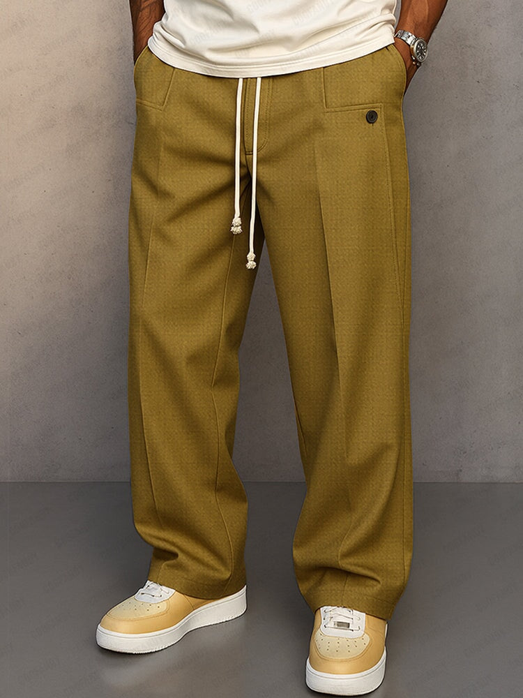Elegante Herrenhose Von Alder Khaki M 