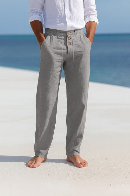 Elegante Sommerhose Von Alder Grau S 
