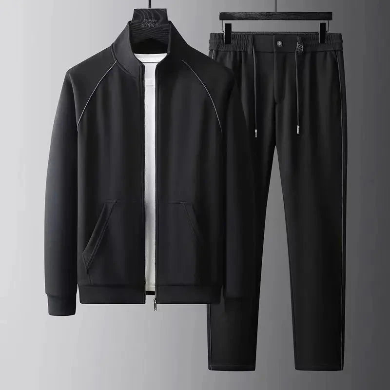 Eleganter Herren Trainingsanzug Von Alder Schwarz M 