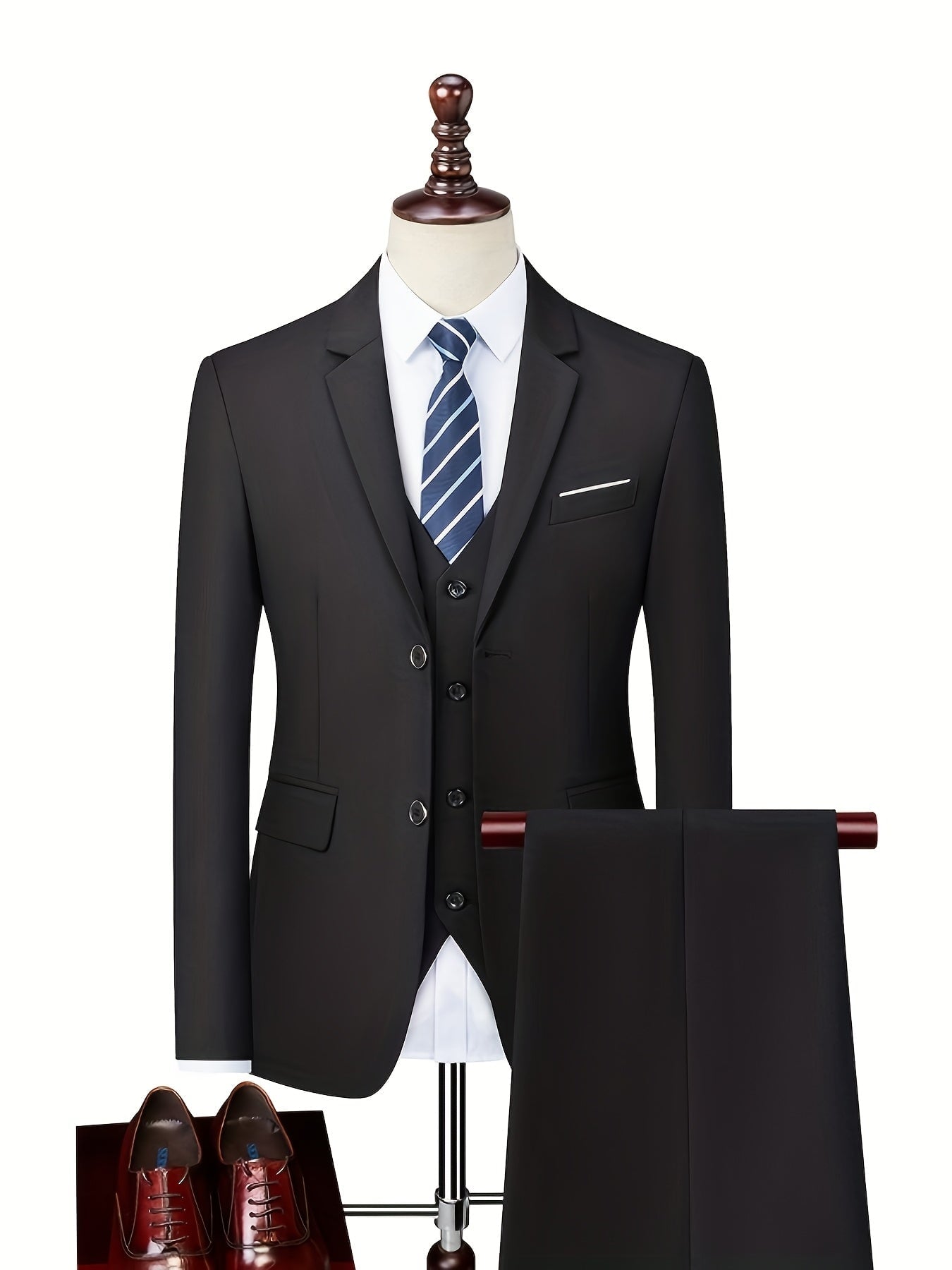 Eleganter Herrenanzug Men Suits Von Alder Schwarz S 