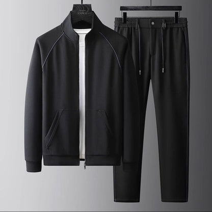 Eleganter Maßgeschneiderter Trainingsanzug Von Alder Schwarz S 