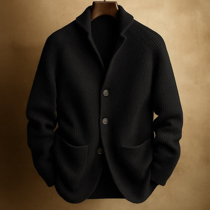 Eleganter Strickcardigan Men's Cardigans Von Alder Schwarz XS 