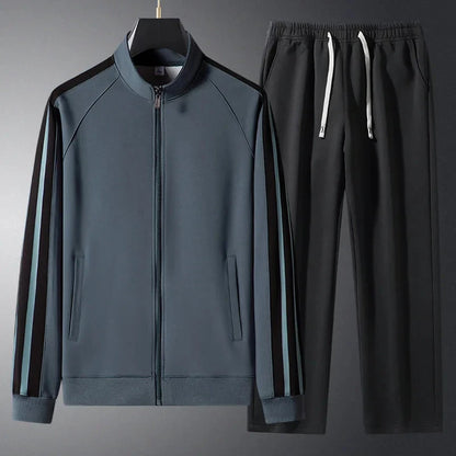 Eleganter Trainingsanzug Von Alder Dunkelgrau M 