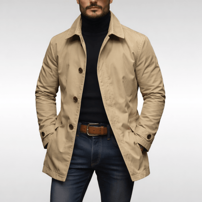 Eleganter Trenchcoat Von Alder Khaki XS 