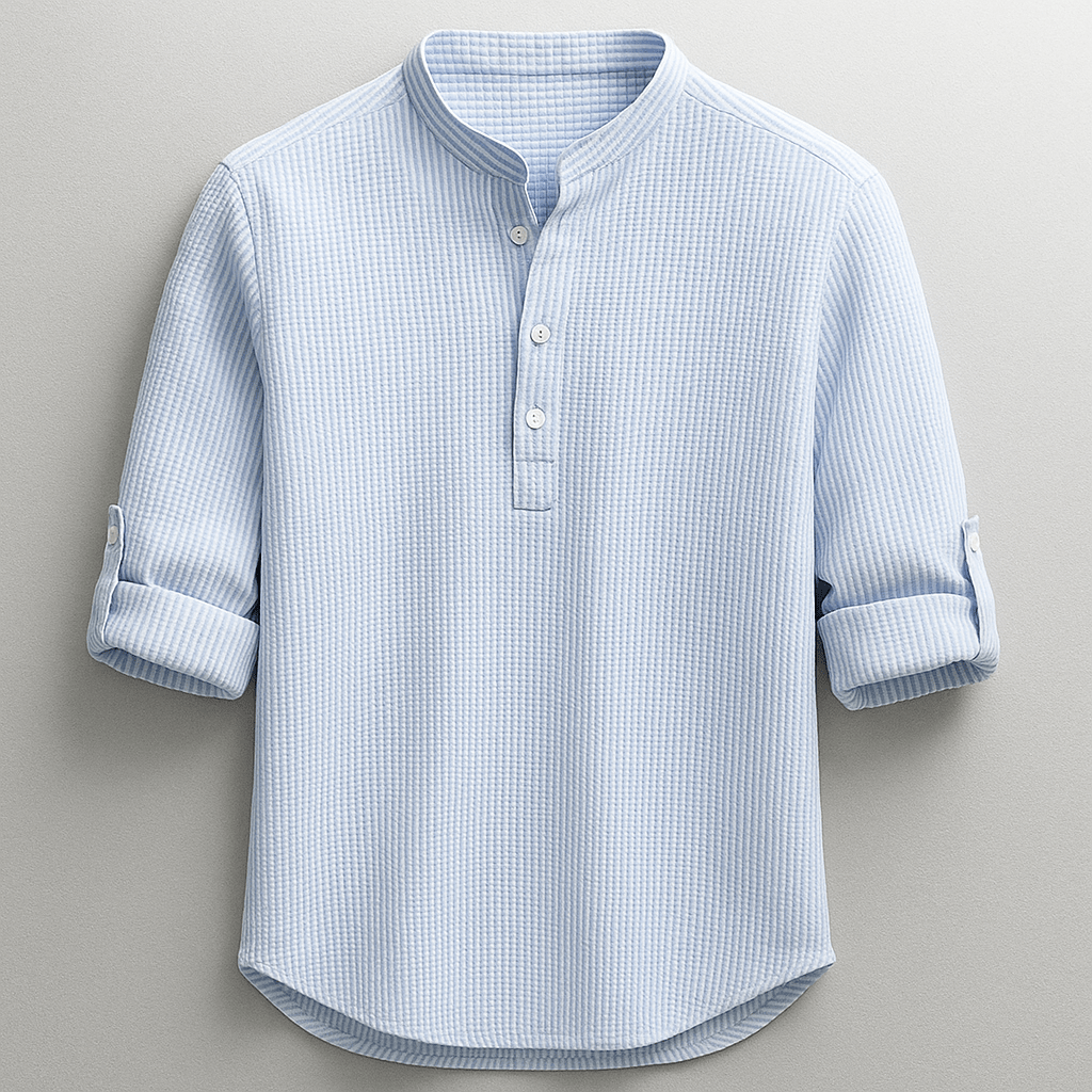Elegantes Baumwollhemd Von Alder Blau S 