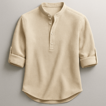 Elegantes Baumwollhemd Von Alder Khaki S 