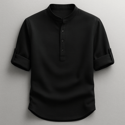 Elegantes Baumwollhemd Von Alder Schwarz S 