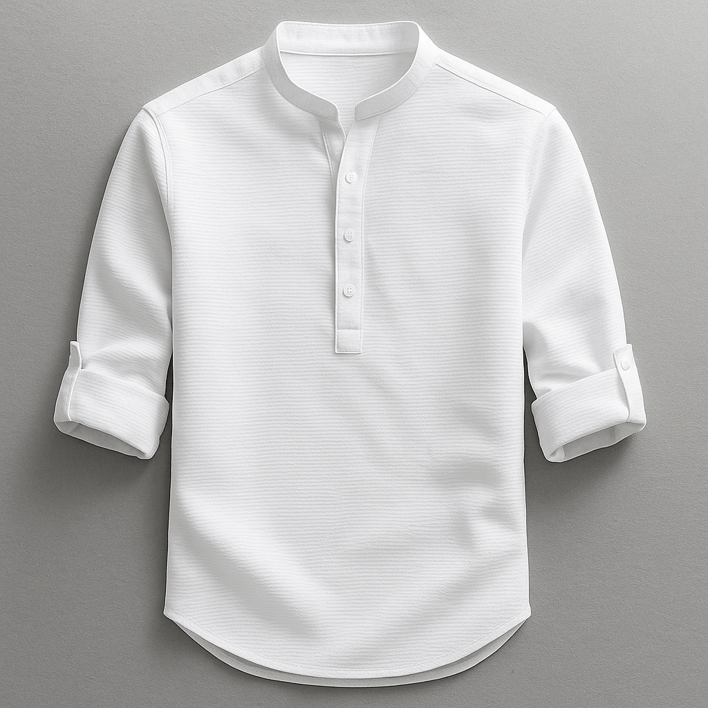 Elegantes Baumwollhemd Von Alder Weiß S 