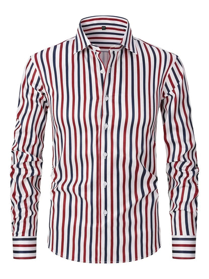 Elegantes Herren-Businesshemd Von Alder Rot 2XS 