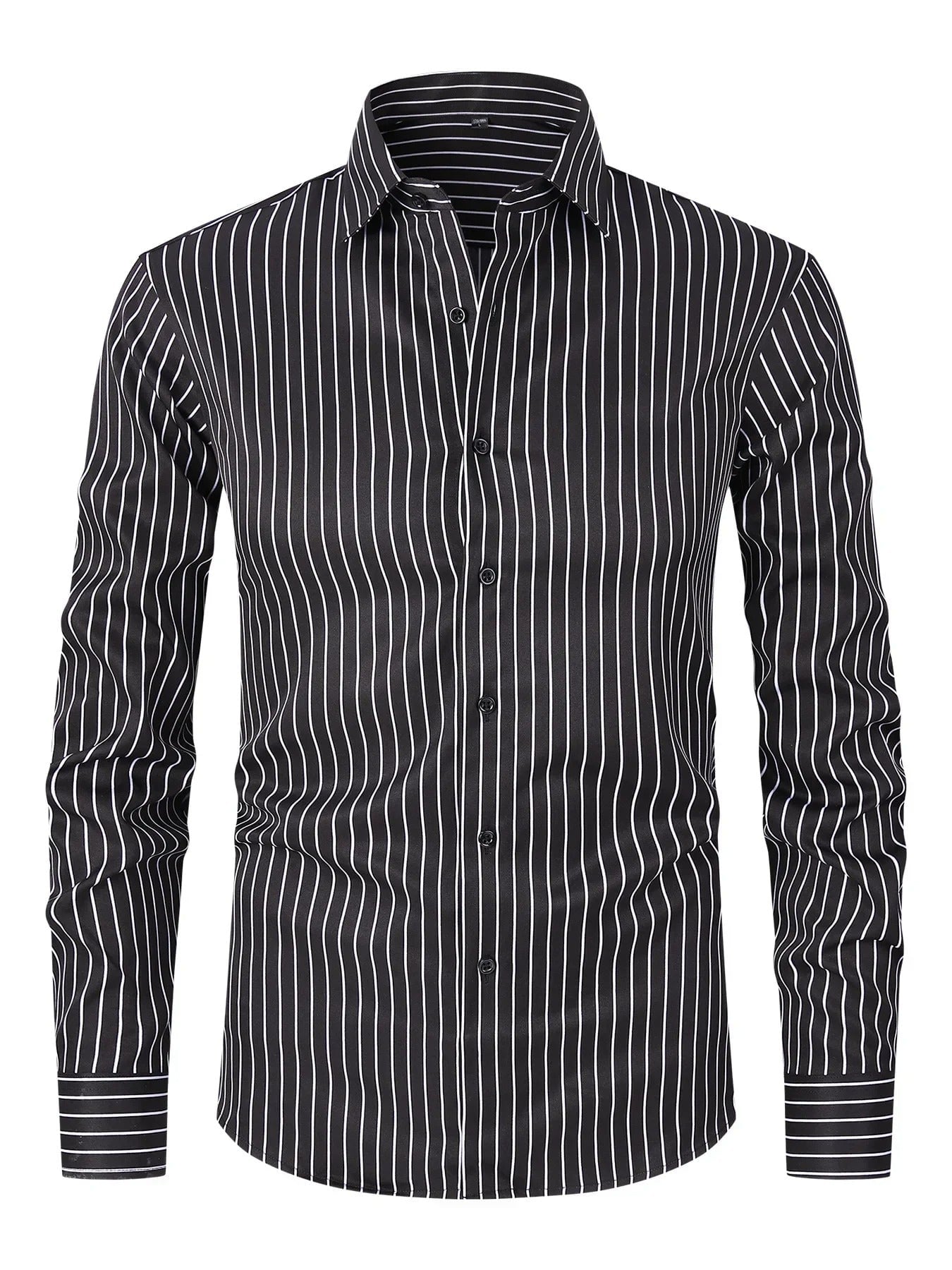Elegantes Herren-Businesshemd Von Alder Schwarz M 