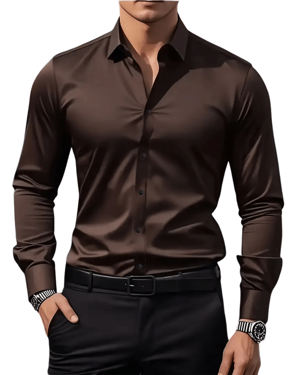 Elegantes Herrenhemd Von Alder 