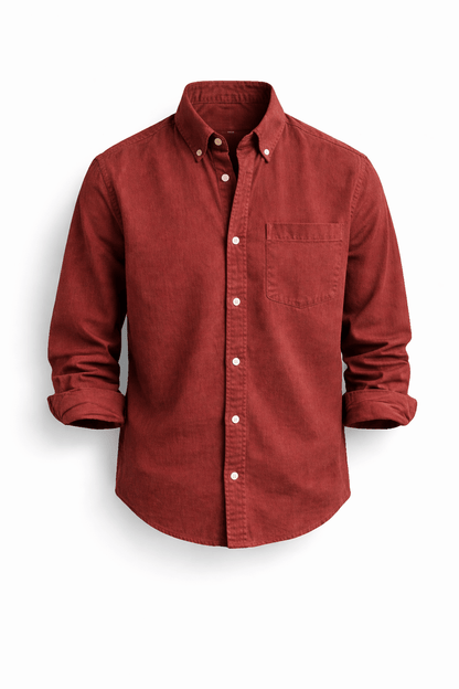 Elegantes Herrenhemd Von Alder Rot 3XL 