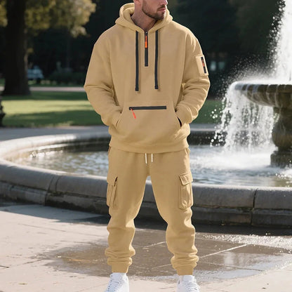Elegantes Mehrfachtaschen-Männer-Set Von Alder Khaki S 