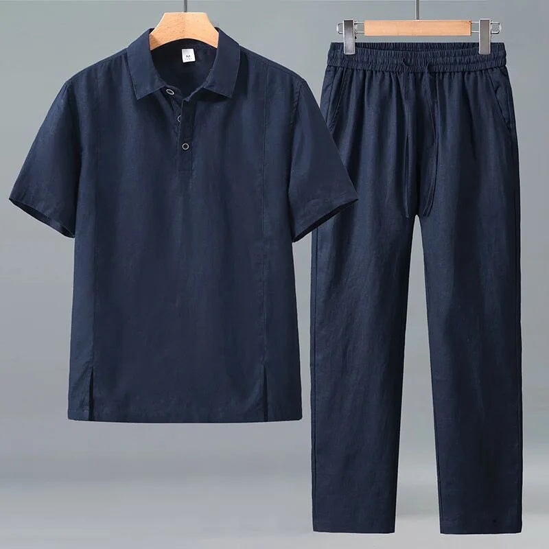 Elegantes Retro-Set Von Alder Marineblau M 