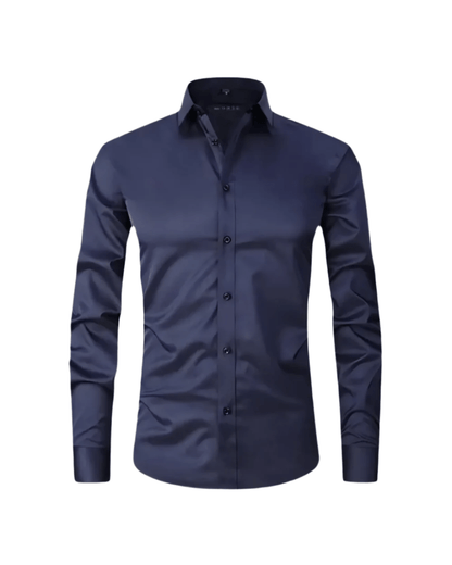 Executive Stretch Hemd Von Alder Dunkelblau S 