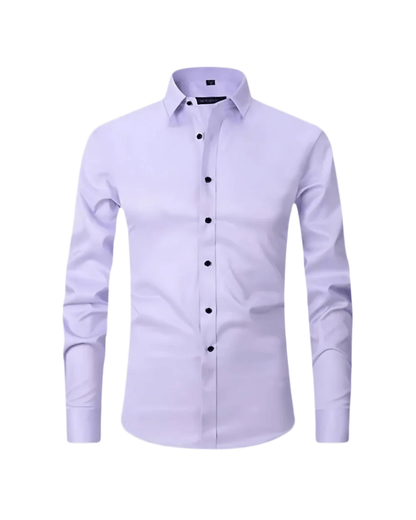 Executive Stretch Hemd Von Alder Helllila S 