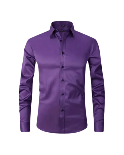 Executive Stretch Hemd Von Alder Lila S 