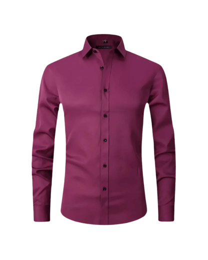 Executive Stretch Hemd Von Alder Rot S 