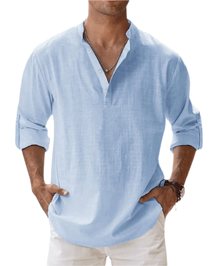 Fiorenzo Baumwollhemd Von Alder Hellblau 3XL 