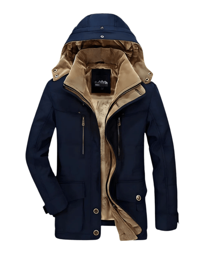 Francesco Gepolsterte Winterjacke Von Alder Blau XS 