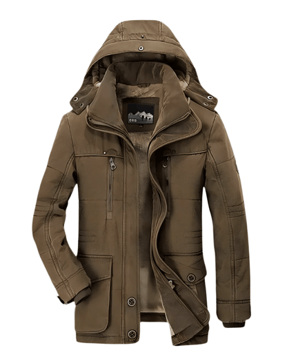 Francesco Gepolsterte Winterjacke Von Alder Braun XS 