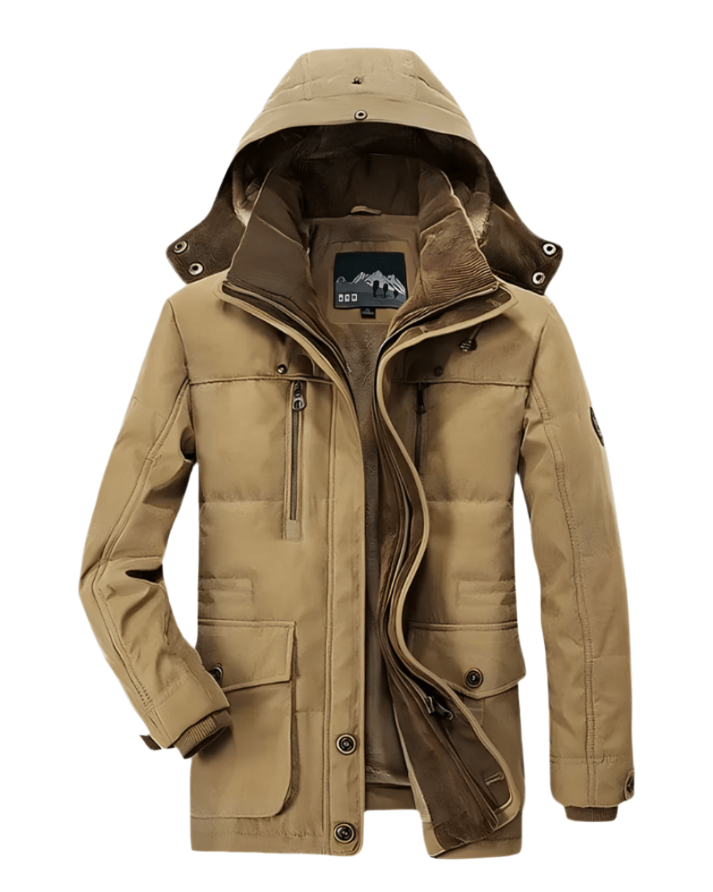 Francesco Gepolsterte Winterjacke Von Alder Khaki XS 