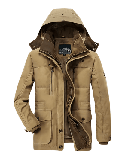 Francesco Gepolsterte Winterjacke Von Alder Khaki XS 