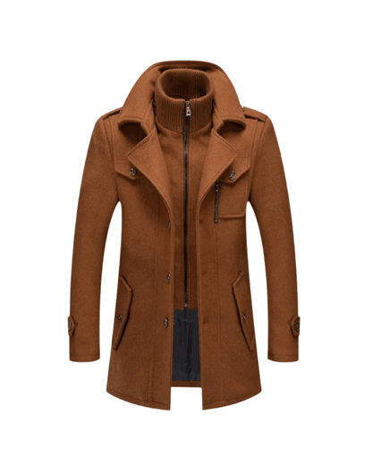 Giuseppe Warmer Wintermantel Von Alder Braun S 