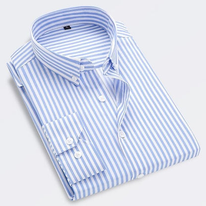 Givalli - Hemd mit Streifen Blouses_M Von Alder Hellblau S 